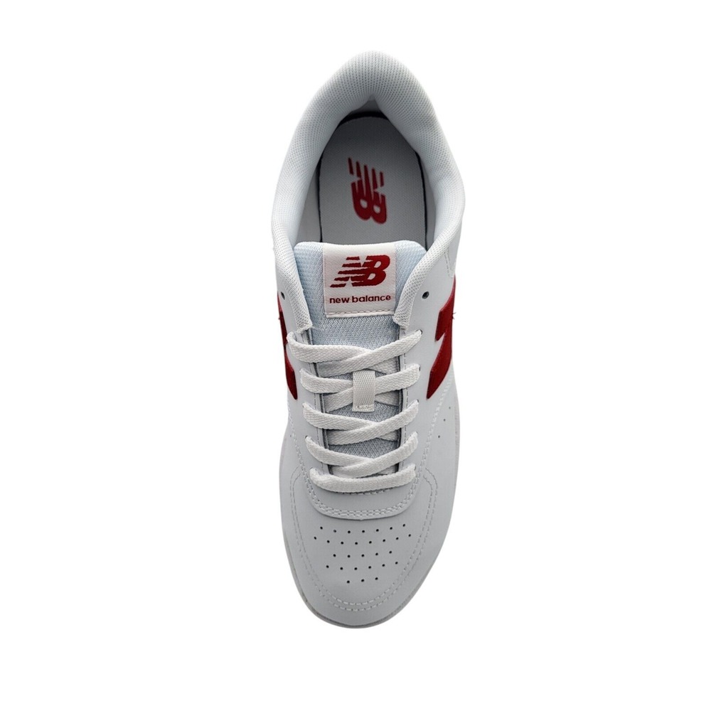 New Balance BB80 Men's Sneakers White Red Size 9.5 NWT - Picture 6 of 16
